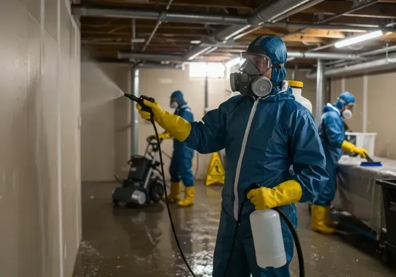 Basement Sanitization and Antimicrobial Treatment process in Kaibito, AZ